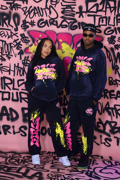 Girls Tour Splatter Sweats