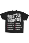 Girls Tour World Tour Tee - Black