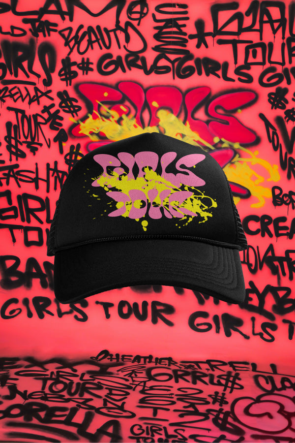 Girls Tour Splatter Trucker Hat