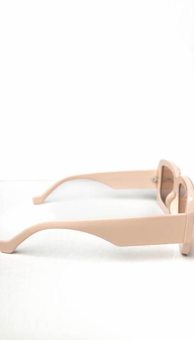 Square Retro Bold Flat top Sunglasses