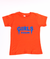 Girls Tour Kids Tee - Orange & Blue